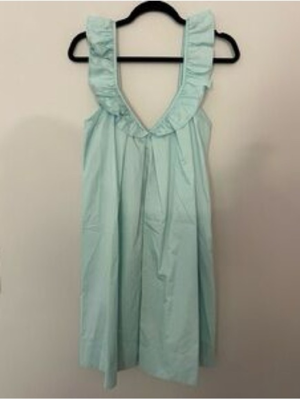 Devotion TWINS Mint Green Ruffled V-Neck Summer Dress